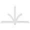 Ekena Millwork Redmond Architectural Grade PVC Gable Bracket, 72"W x 42"H x 4"D x 4"F, 14/12 Pitch GBP072X42X0404RED00 - alternate 5